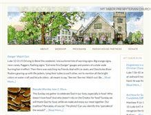 Tablet Screenshot of mttaborchurch.net